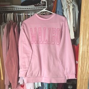 Pink Malibu Sweatshirt